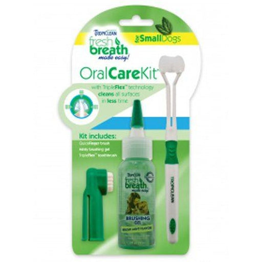 TropiClean Fresh Breath Triple Flex Toothbrush Small Dog