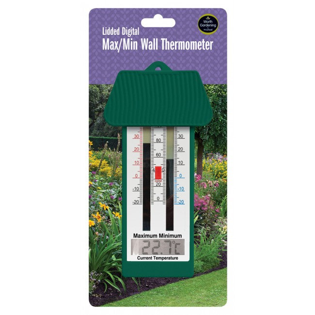 Garland Lidded Digital Max/Min Wall Thermometer