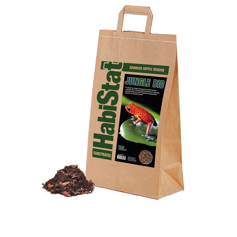 Curated visual reference: Gallery Detail: Habistat Jungle Bio Substrate 10 Litres
