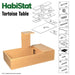 HabiStat Tortoise Starter Kit Oak Includes Table and Accessory Pack