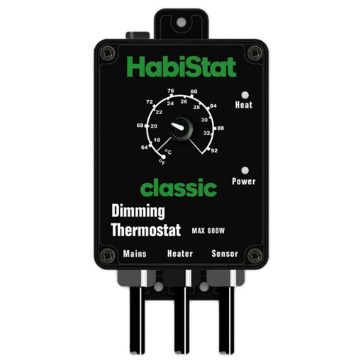 HabiStat Dimming Thermostat Black 600 Watts