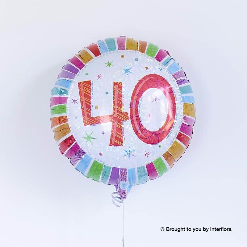 Happy 40th Birthday Balloon