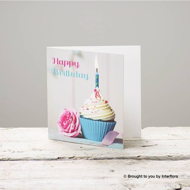 Happy Birthday Cupcake Card