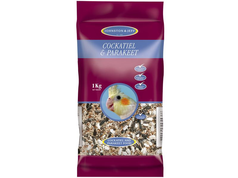 Johnston and Jeff Cockatiel and Parakeet Food 1kg