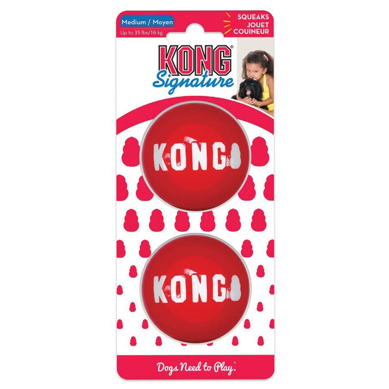 KONG Signature Balls Lg 2pk