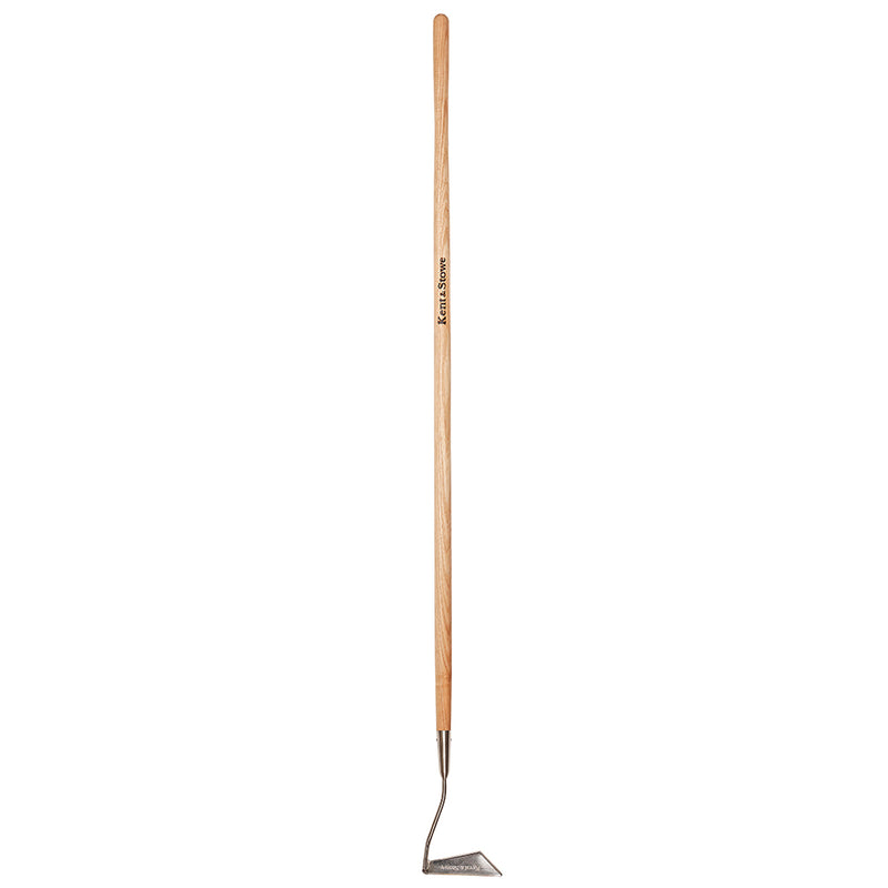 Kent and Stowe Stainless Steel Long 3 Edge Hoe