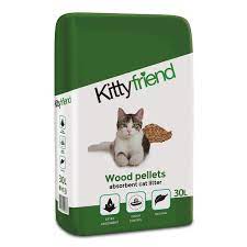 KittyFriend Wood Pellet cat litter 30L
