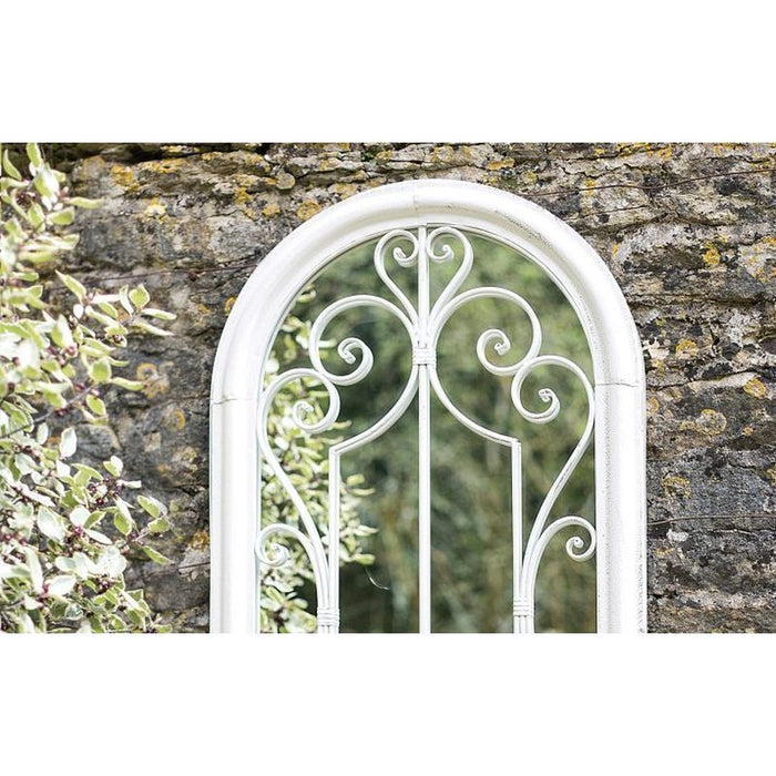 La Hacienda Aston & Wold Scrolled Arch Garden Mirror