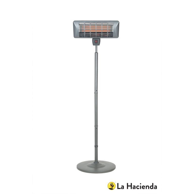 La Hacienda Standing Heater Grey Quartz 2000w