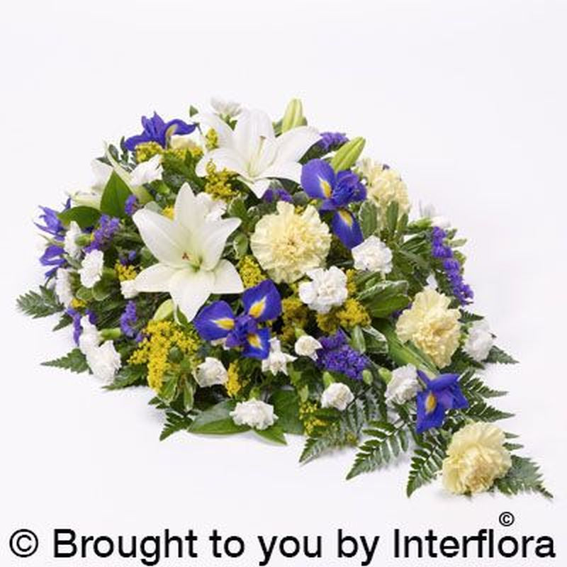 Lily and Iris Teardrop Spray