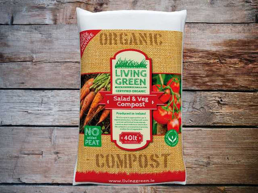 Living Green Organic Salad and Veg Compost 40 Litre