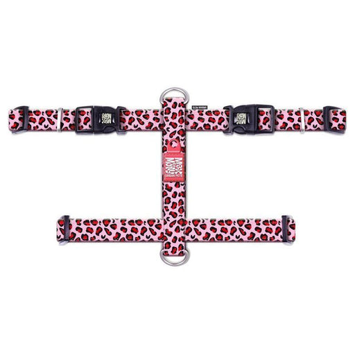 Max and Molly Leopard Pink H Harness Large