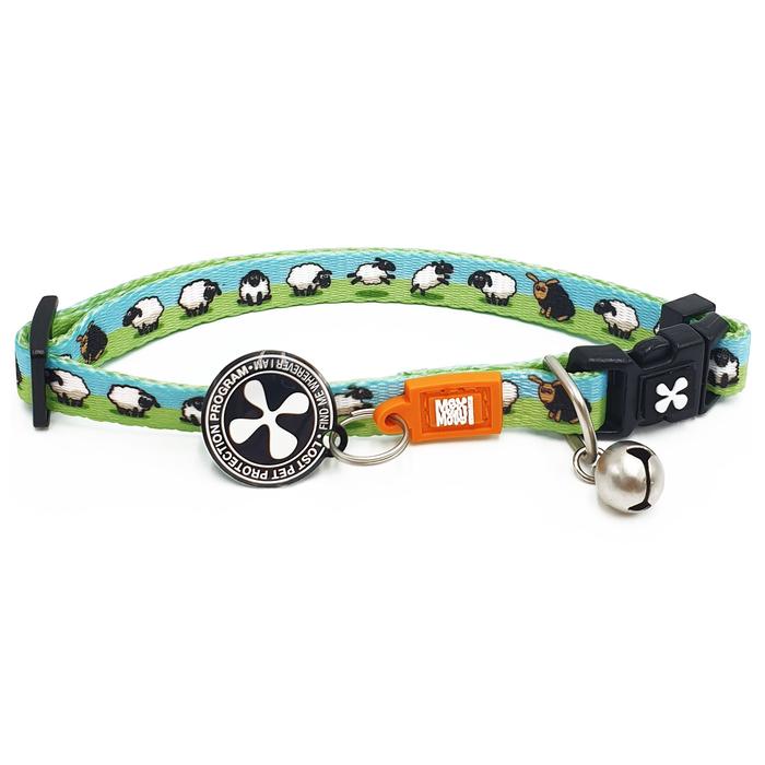 Max and Molly Black Sheep Smart ID Collar Large