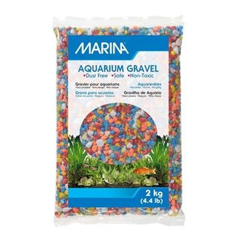 MARINA 2KG RAINBOW GRAVEL HG12