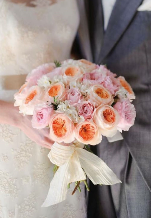 Mixed Garden Rose Bridal Bouquet