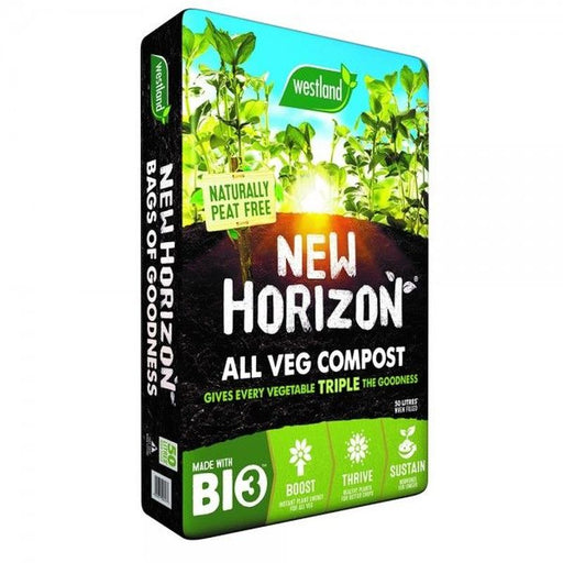 New Horizon All Vegetable Peat Free Compost 50 Litre