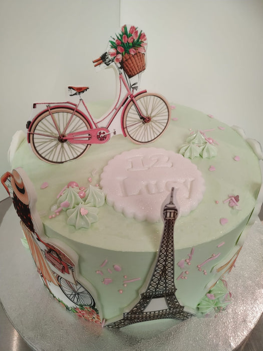 Bespoke Paris Theme Cake