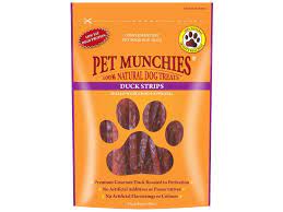Pet Munchies Duck Strips 90g