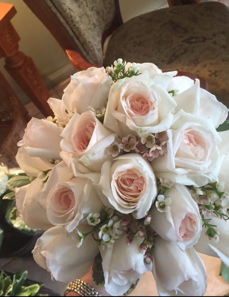 Pink David Austin Rose Bouquet