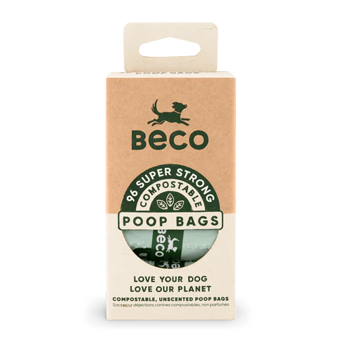 Beco Compostable Poop Bags 96 Green