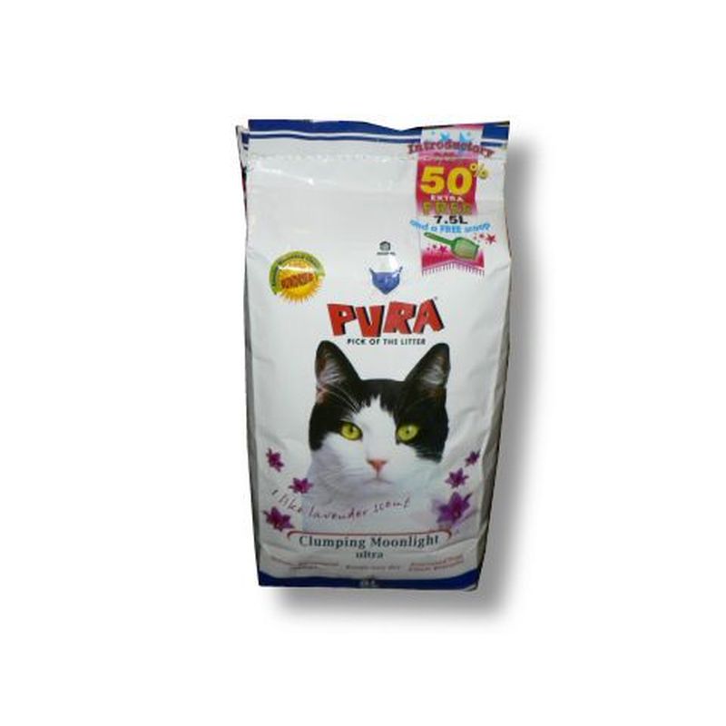 Pura Moonlight Ultra Clumping Cat Litter Lavender 20l