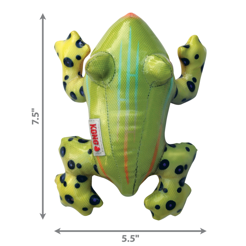 KONG Shieldz Frog Dog Toy