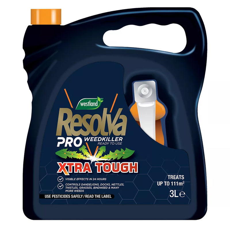 Westland Resolva Pro Xtra Tough Weedkiller Ready-To-Use 3L