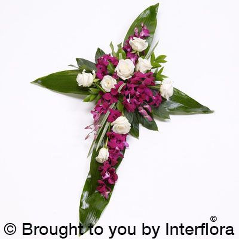 Rose and Aspidistra Cross