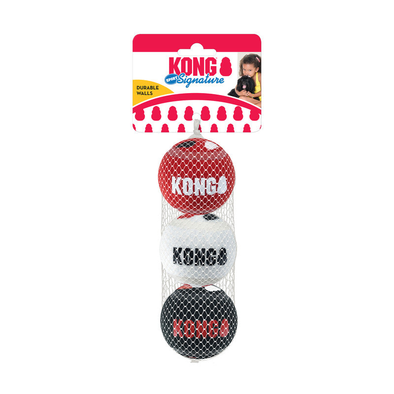 KONG Signature Sports Balls 3pk Medium