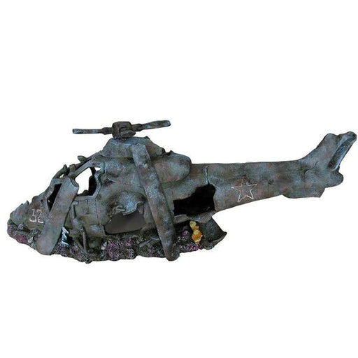 Sunken Helicopter Wreckage 28 x 12 x 11cm