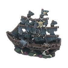 Pirate Shipwreck 1 Piece 21 x 8.5 x 18.5cm