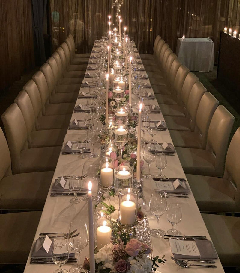 Tapered and Pillar Candle of Candlelight and Flowers