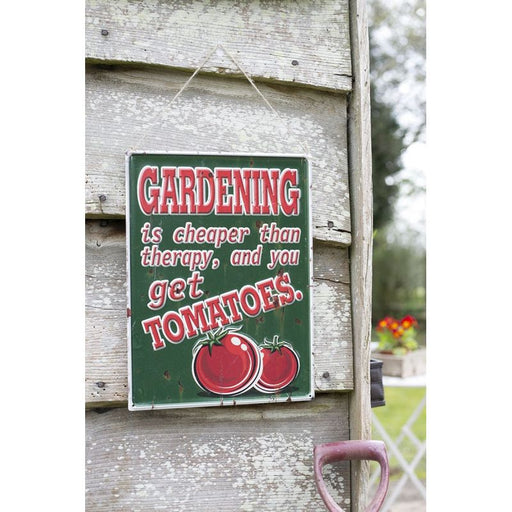 La Hacienda Embossed Sign "Tomatoes"