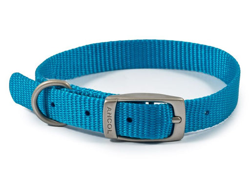 Viva Dog Collar Nylon Blue 14" Size 2