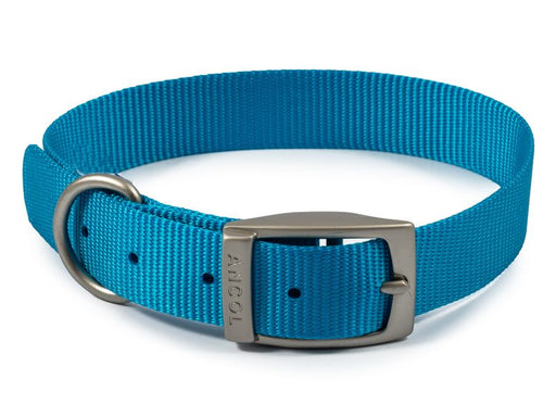 Viva Dog Collar Nylon Blue 18'' Size 4
