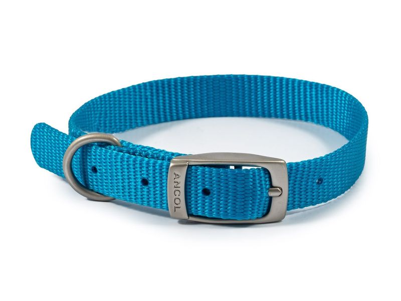 Viva Dog Collar Nylon Blue 20" Size 5