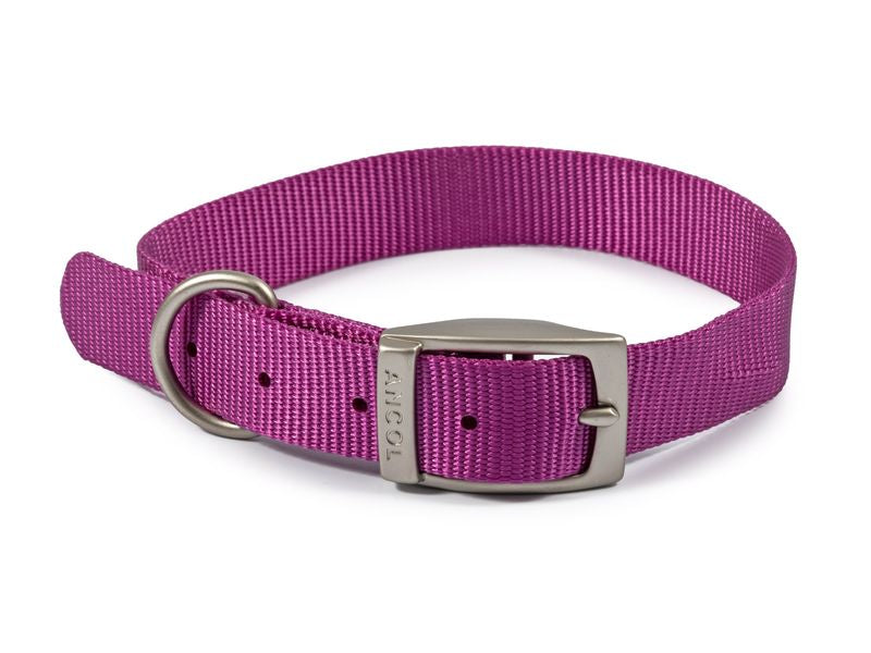 Viva Dog Collar Nylon Purple 18'' Size 4