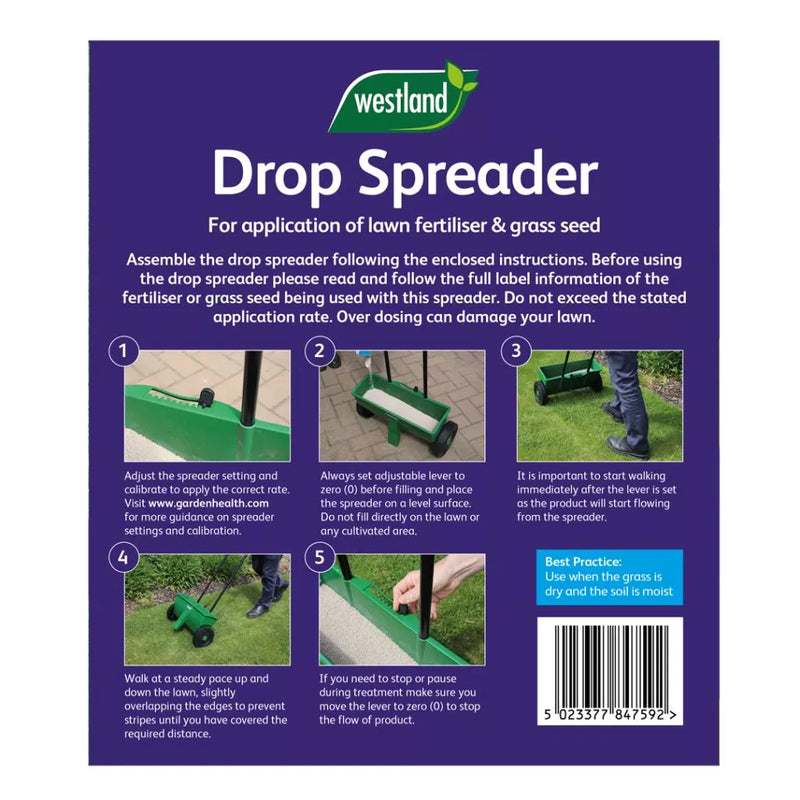 Westland Lawn Drop Spreader 41cm