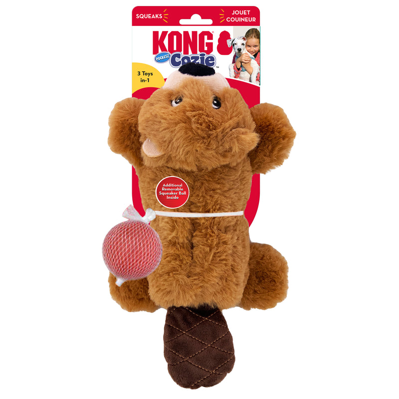 KONG Cozie Pockets Beaver Medium