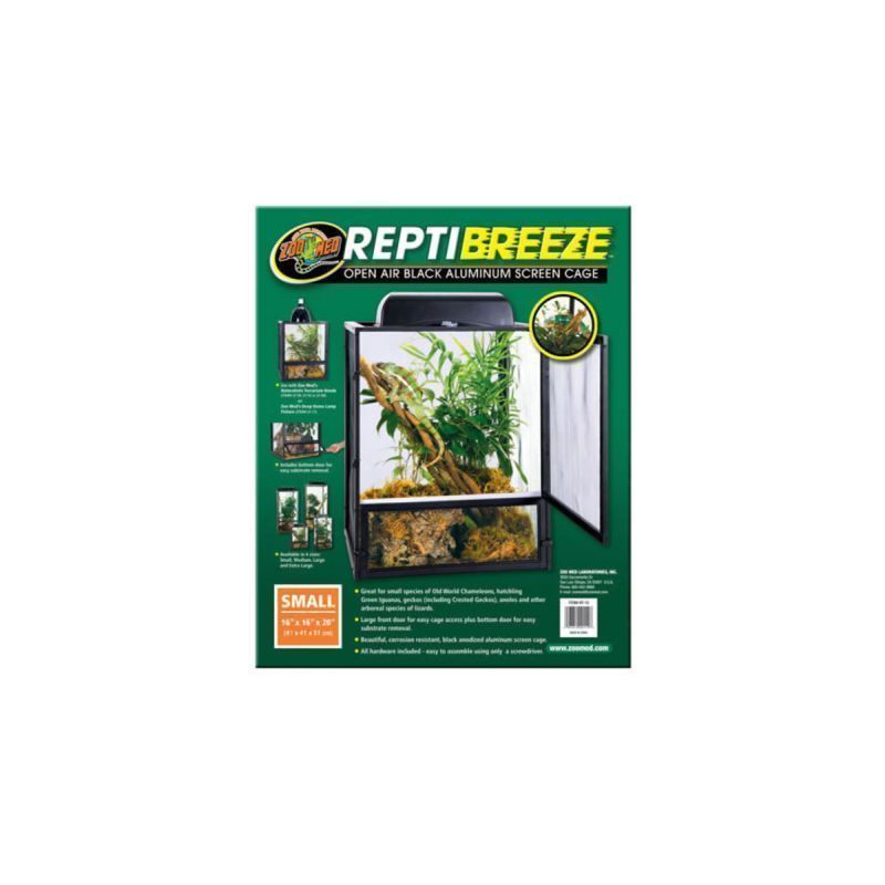 Zoo Med ReptiBreeze Screen Cage Large 46 x 46 x 91cm