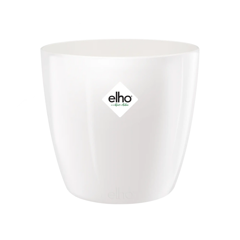 Elho Brussels Diamond Round White 16cm