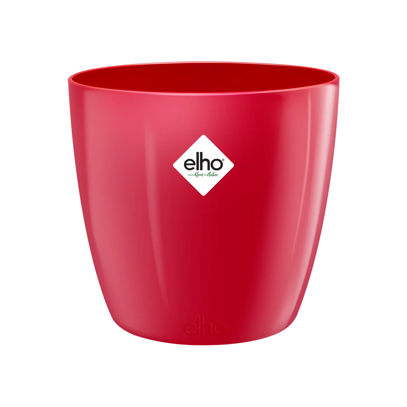 Elho Brussels Diamond Round Red 18cm