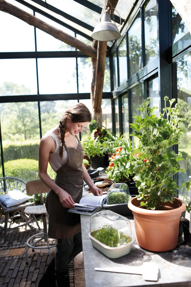 Elho Green Basics Cilinder 65cm Mild Terracotta Colour