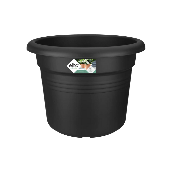 Elho Green Basics Cilinder 80cm Plastic Pot Living Black