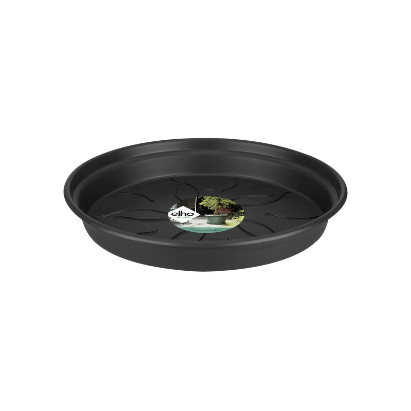 Elho Green Basics Saucer 34cm Living Black Colour
