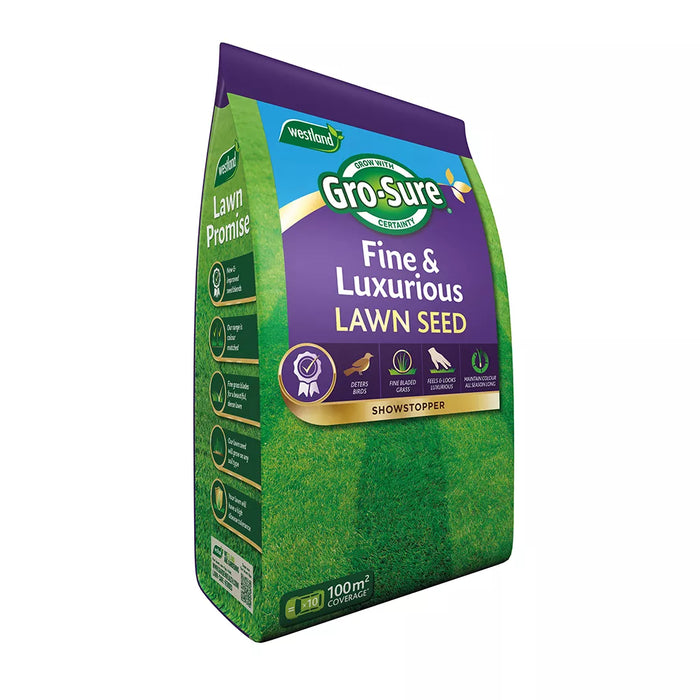 Westland Gro-Sure Fine & Luxurious Lawn Seed 100m2