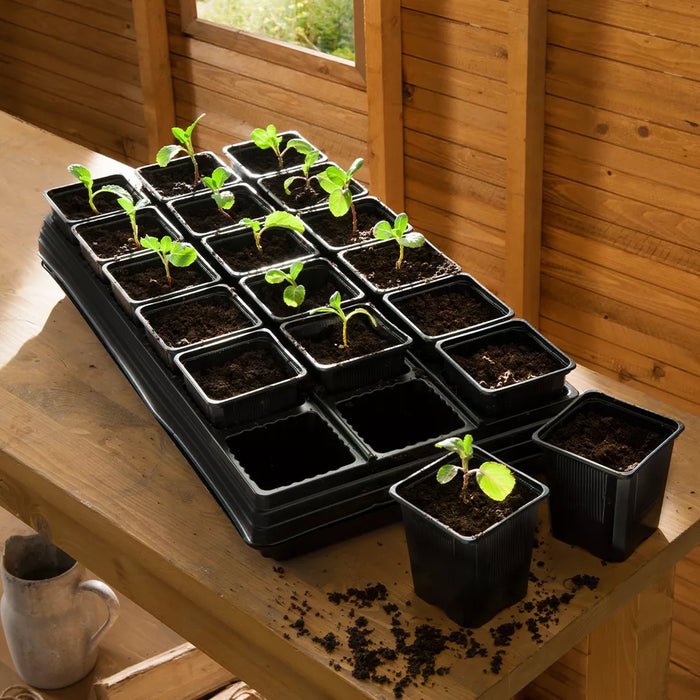 Gro-Sure Growing Tray with 18 Square Pots