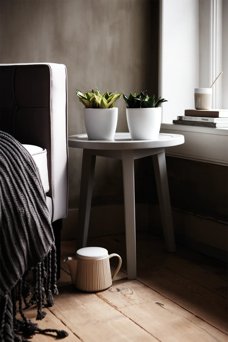 Elho Brussels Diamond Round White 16cm