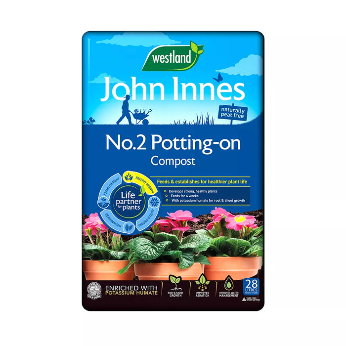 John Innes Peat Free No.2 Potting-on Compost 28L