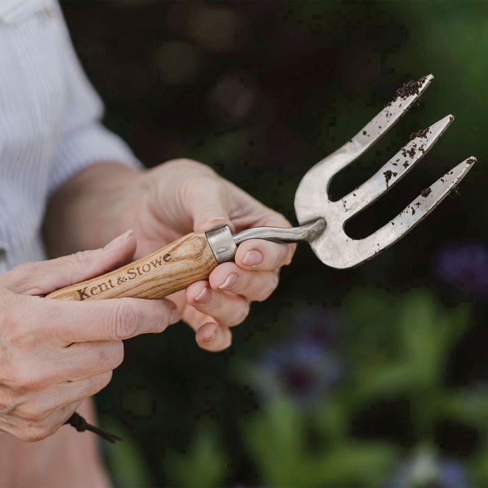 kent and Stowe Garden Life Stainless Steel Hand Fork